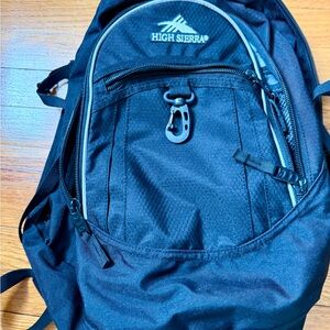 High Sierra Black and Gray Backpack
